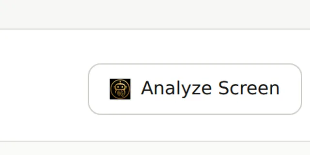 Research Terminal Analyze Screen button